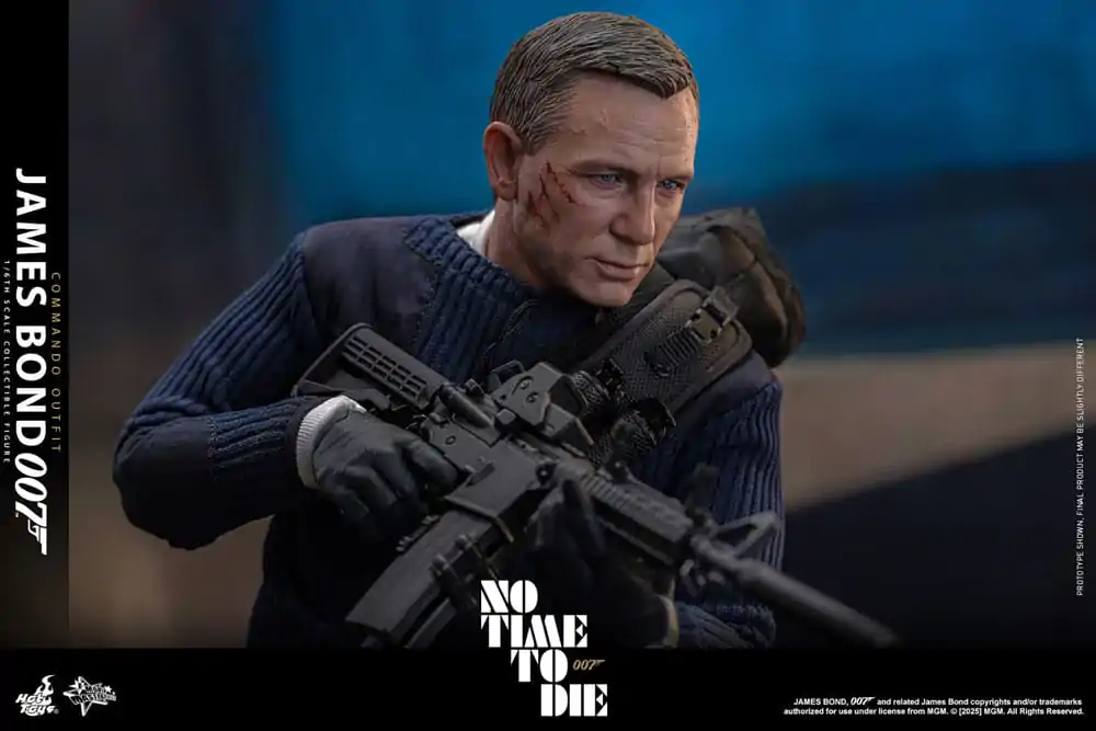 No Time To Die Movie Masterpiece figura 1/6 James Bond (Commando Outfit) Hot Toys Exclusive 30 cm fotografija izdelka