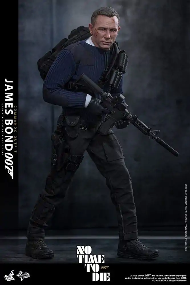 No Time To Die Movie Masterpiece figura 1/6 James Bond (Commando Outfit) Hot Toys Exclusive 30 cm fotografija izdelka