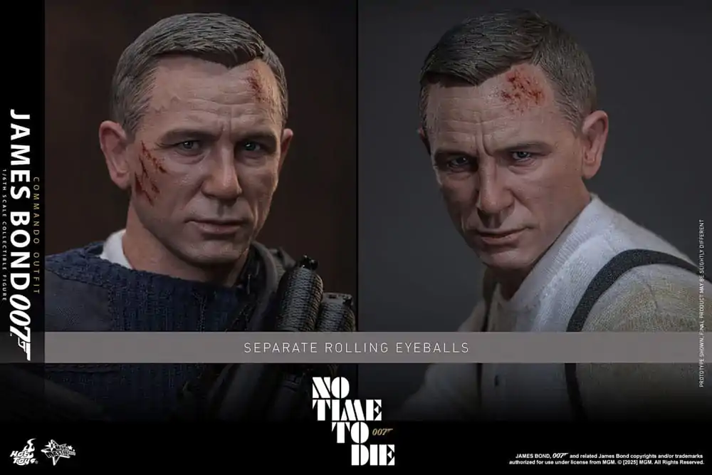 No Time To Die Movie Masterpiece figura 1/6 James Bond (Commando Outfit) Hot Toys Exclusive 30 cm fotografija izdelka