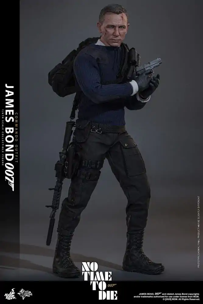 No Time To Die Movie Masterpiece figura 1/6 James Bond (Commando Outfit) Hot Toys Exclusive 30 cm fotografija izdelka