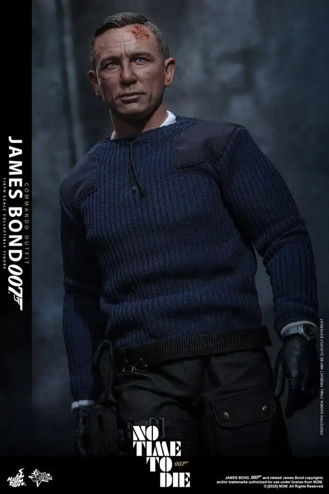 No Time To Die Movie Masterpiece figura 1/6 James Bond (Commando Outfit) Hot Toys Exclusive 30 cm fotografija izdelka