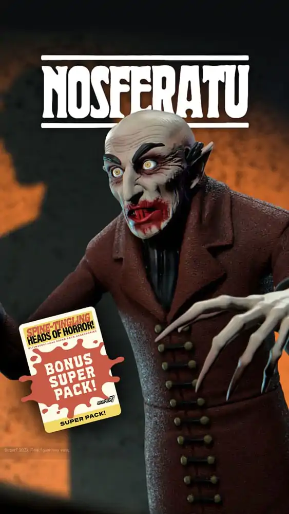 Nosferatu Ultimates akcijska figura Grof Orlok Wave 2 18 cm fotografija izdelka