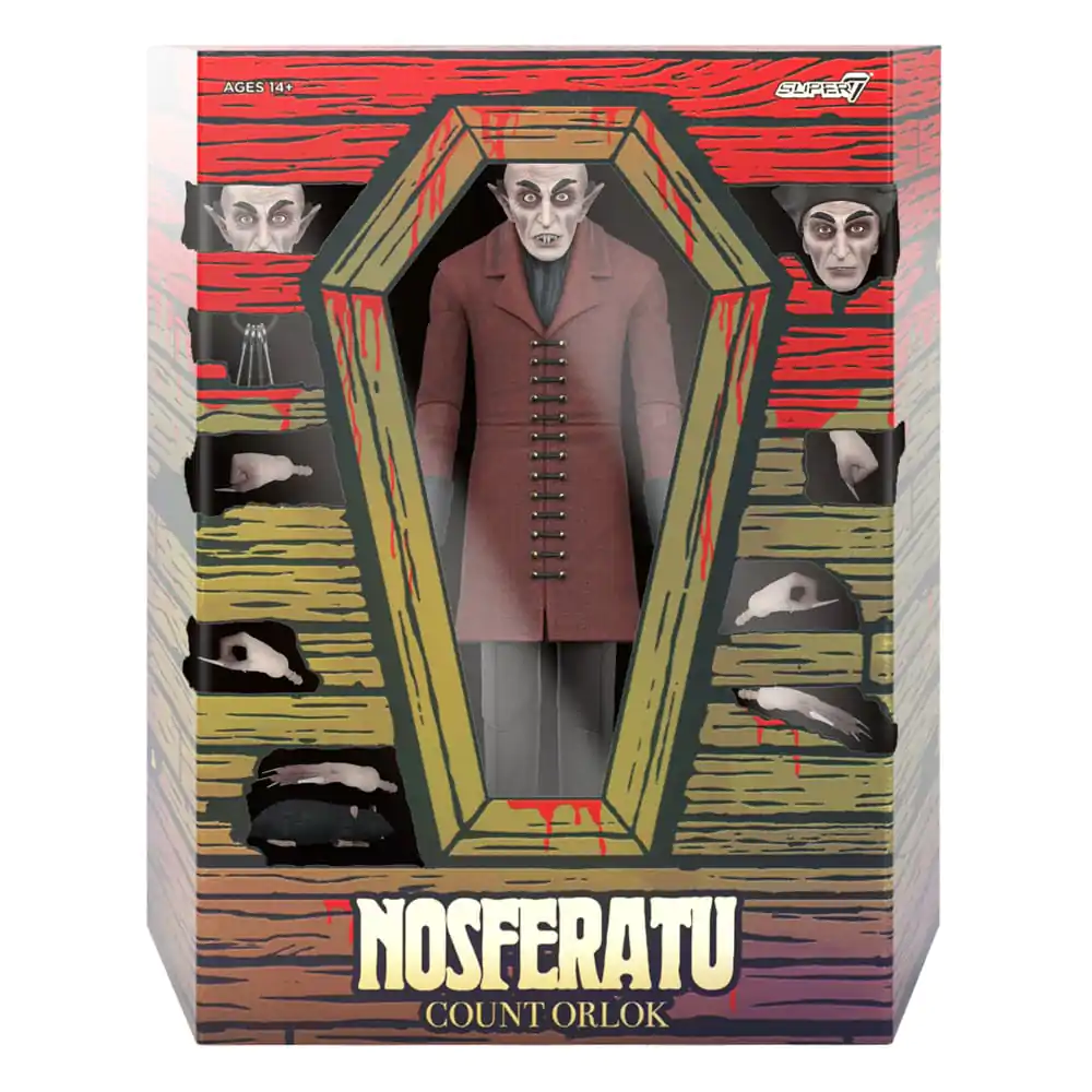 Nosferatu Ultimates akcijska figura Grof Orlok Wave 2 18 cm fotografija izdelka