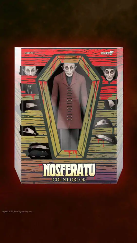 Nosferatu Ultimates akcijska figura Grof Orlok Wave 2 18 cm fotografija izdelka