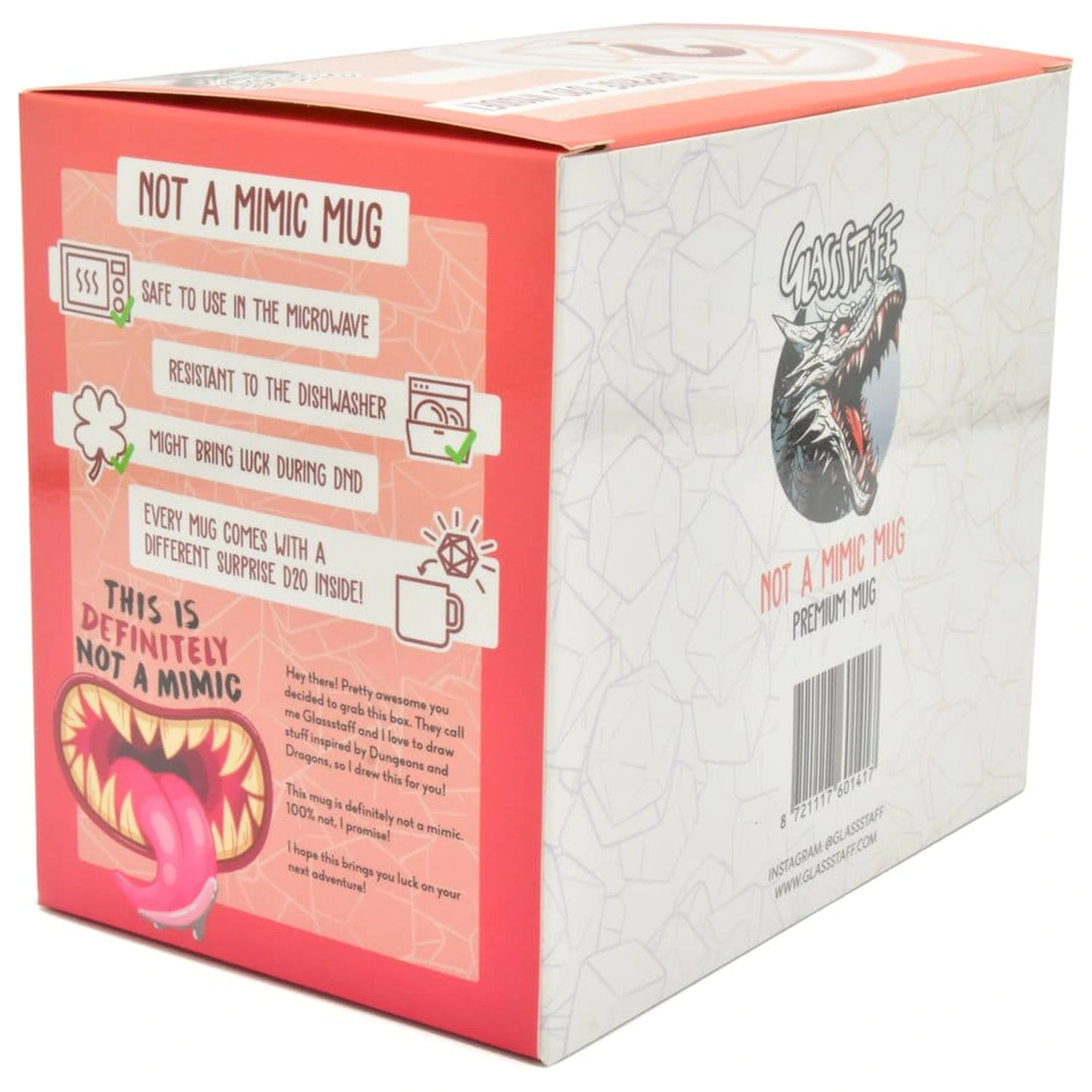 Not a Mimic darilni set Skodelica in kocka D20 fotografija izdelka