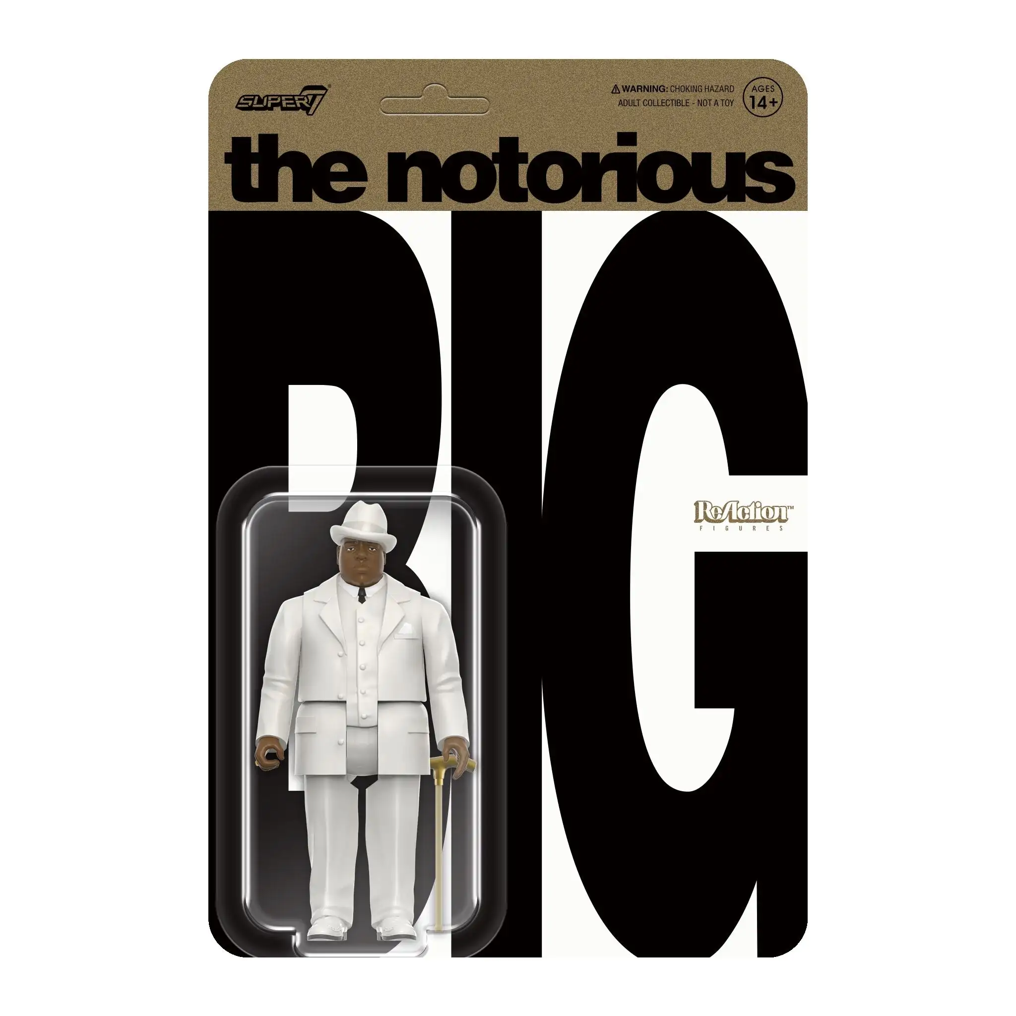 Notorious B.I.G. ReAction akcijska figura Biggie v obleki 10 cm fotografija izdelka