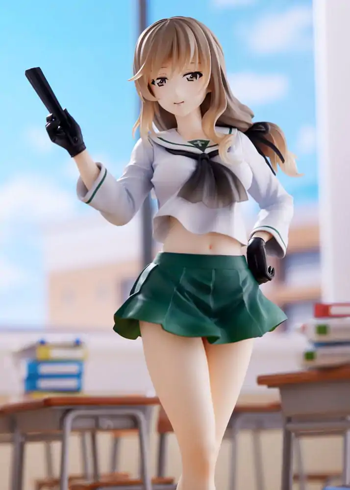 Oarai Girls High PVC Kip 1/7 Chiyo Shimada 25 cm fotografija izdelka