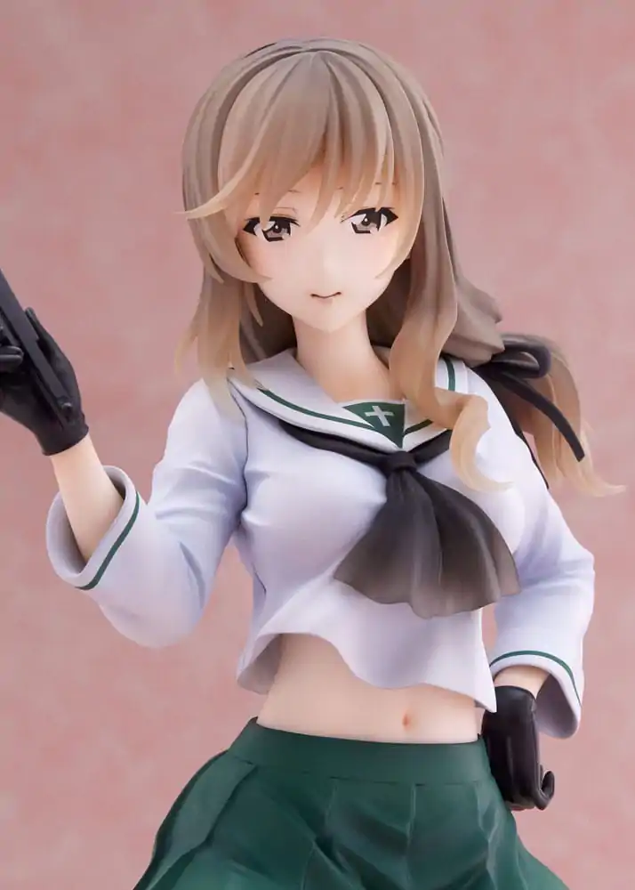 Oarai Girls High PVC Kip 1/7 Chiyo Shimada 25 cm fotografija izdelka