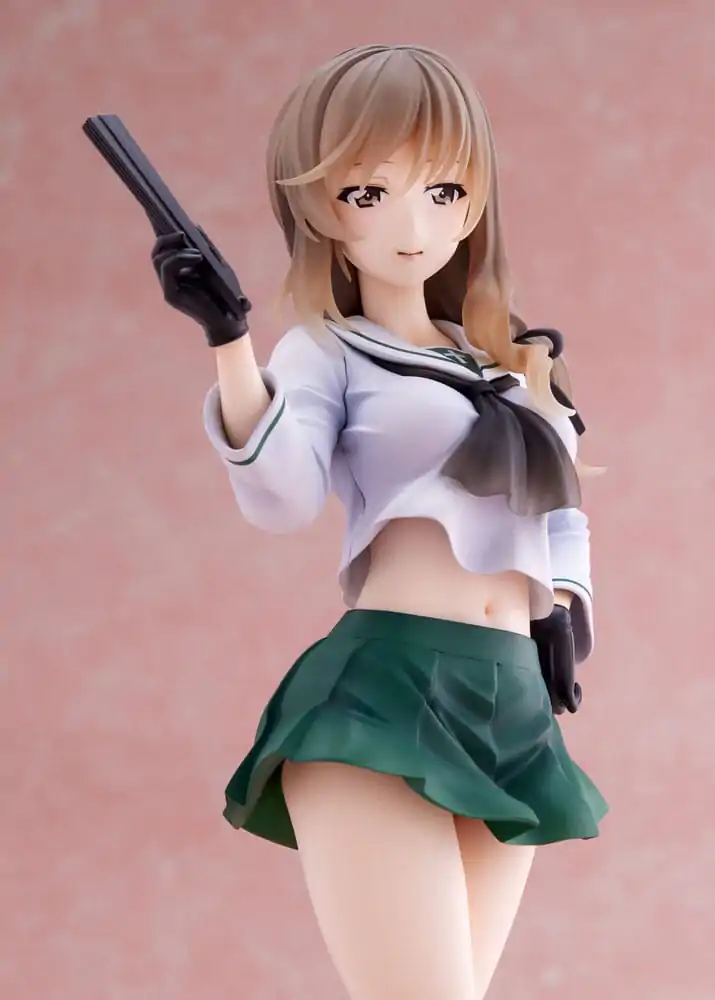 Oarai Girls High PVC Kip 1/7 Chiyo Shimada 25 cm fotografija izdelka