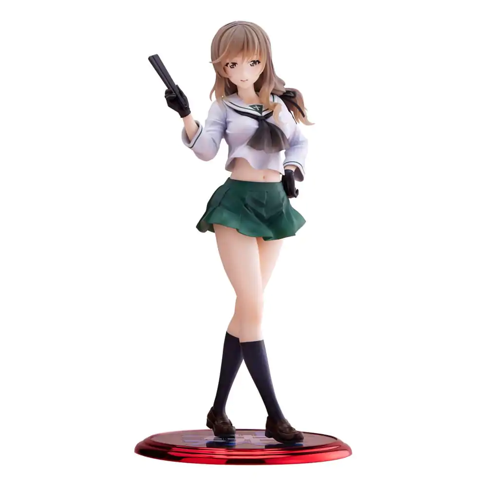 Oarai Girls High PVC Kip 1/7 Chiyo Shimada 25 cm fotografija izdelka