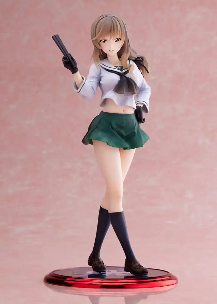 Oarai Girls High PVC Kip 1/7 Chiyo Shimada 25 cm fotografija izdelka