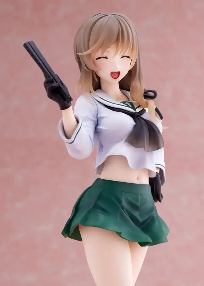 Oarai Girls High PVC Kip 1/7 Chiyo Shimada 25 cm fotografija izdelka