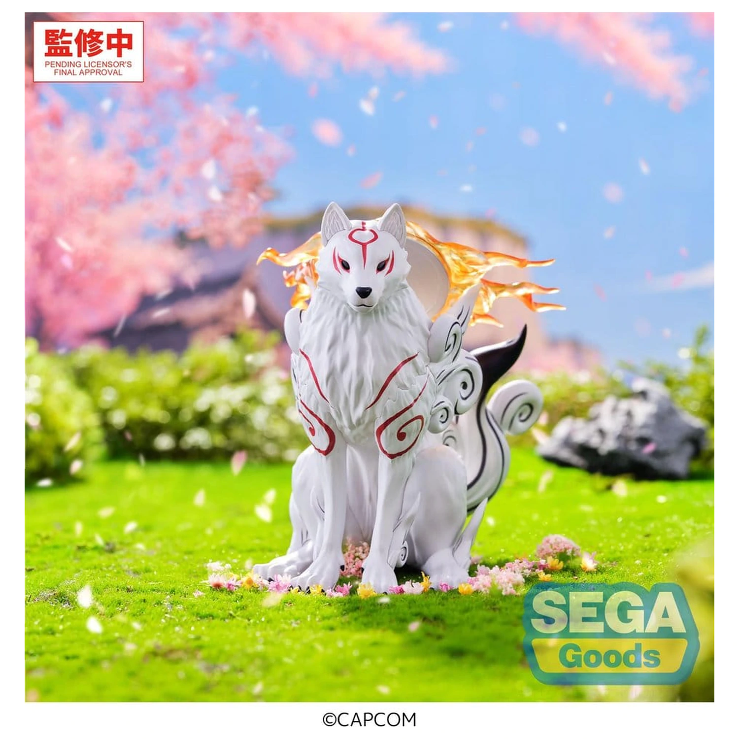 Okami High Premium Figure PVC figura Amaterasu 14 cm fotografija izdelka