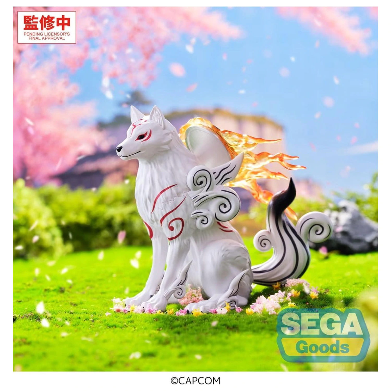 Okami High Premium Figure PVC figura Amaterasu 14 cm fotografija izdelka