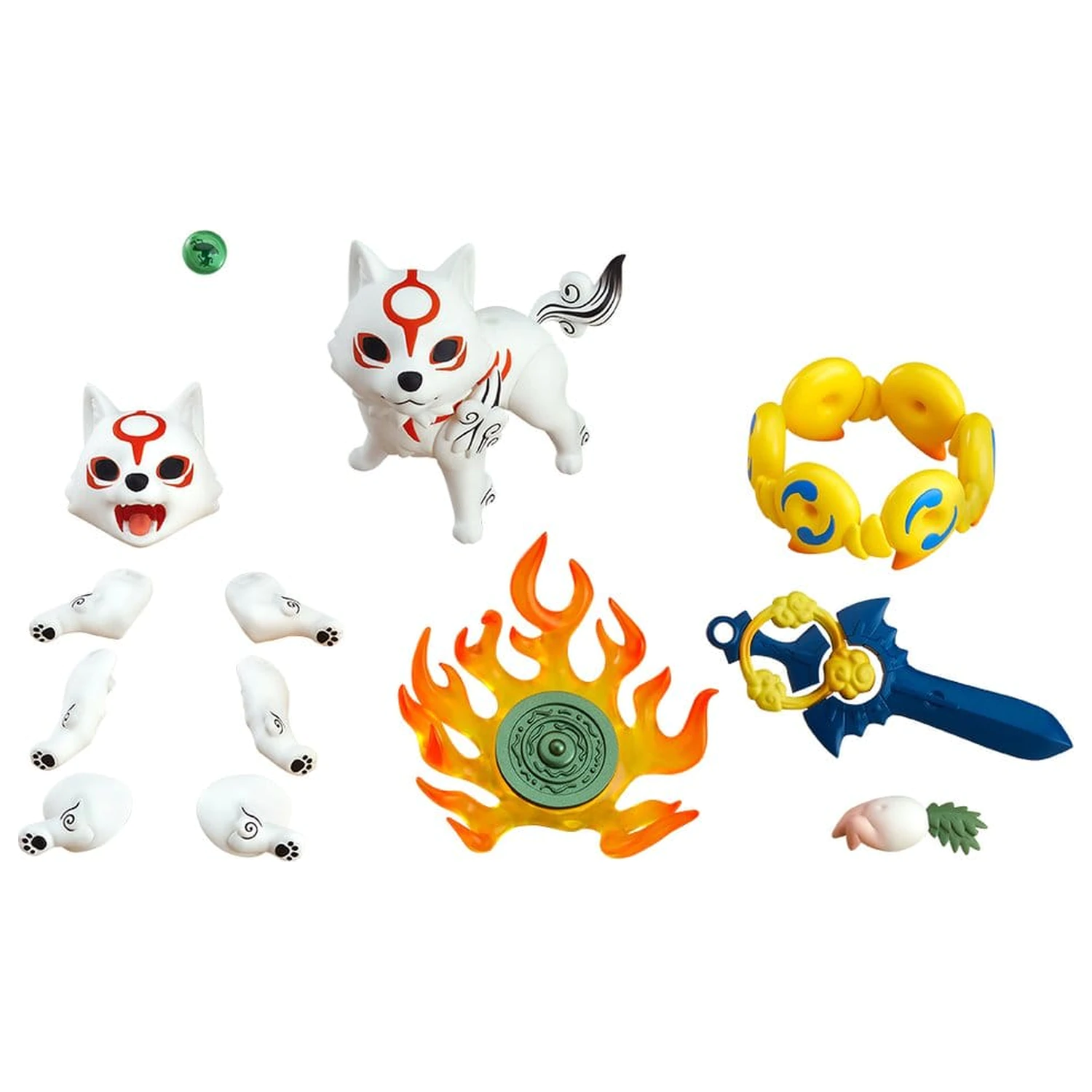 Okami Nendoroid akcijska figura Amaterasu DX Ver. 10 cm fotografija izdelka