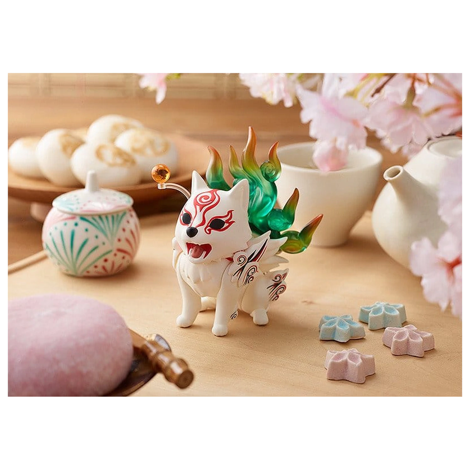 Okami Nendoroid akcijska figura Shiranui 10 cm fotografija izdelka