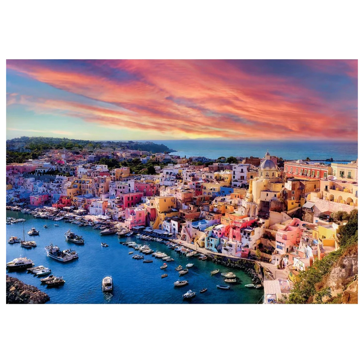 Italy Procida sestavljanka 1500 kosov fotografija izdelka