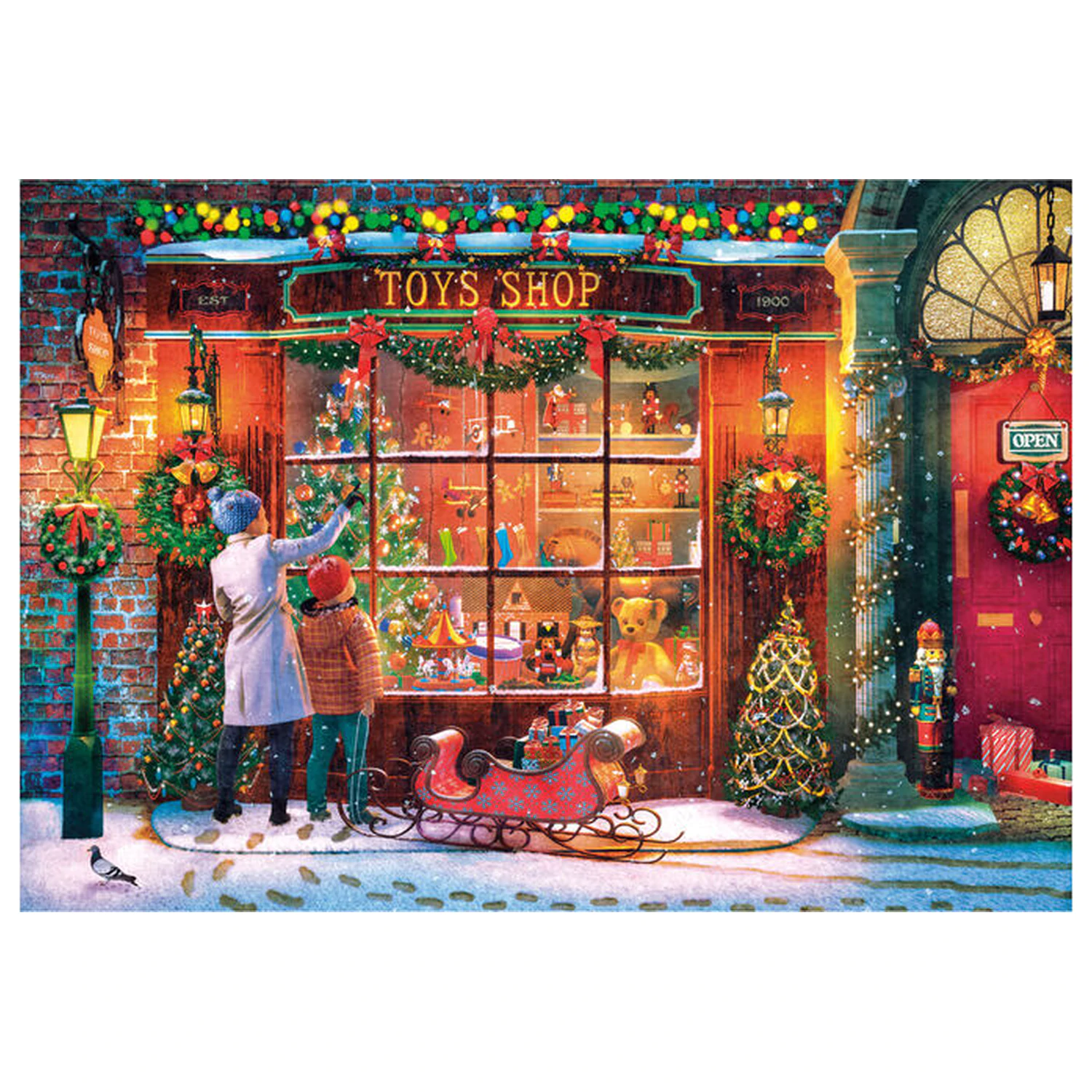 Old Toy Shop sestavljanka 500pcs fotografija izdelka