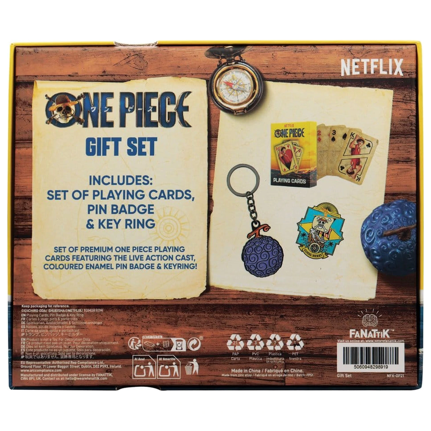 One Piece darilni set fotografija izdelka