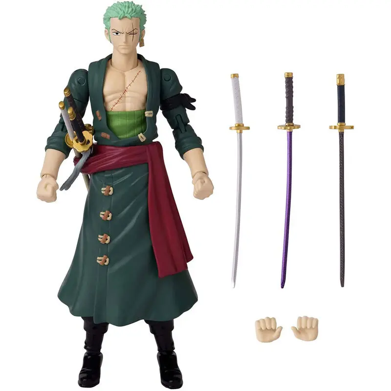 One Piece Anime Heroes Monkey Roronoa Zoro figura 17 cm fotografija izdelka