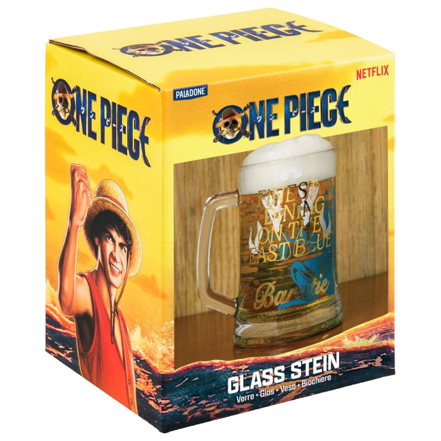 One Piece pivski kozarec pint fotografija izdelka