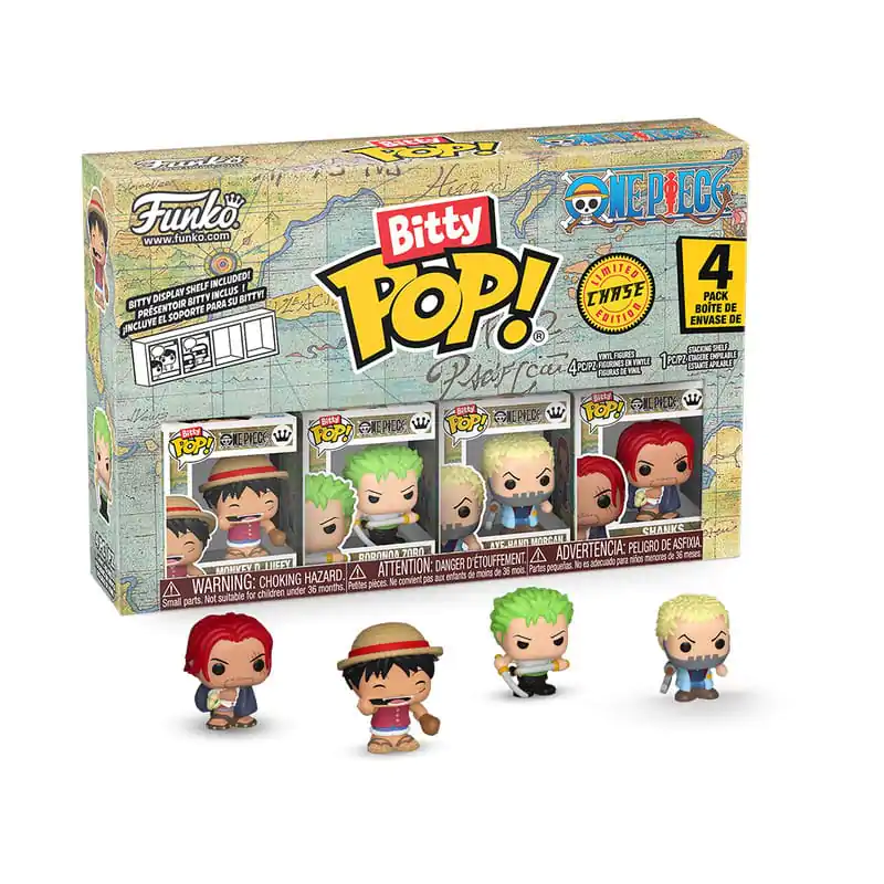 One Piece Bitty Funko POP! vinilna figura, komplet 4-ih Luffy fotografija izdelka