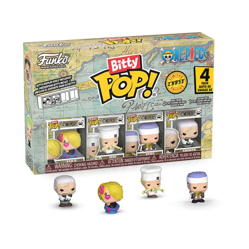 One Piece Bitty Funko POP! vinilna figura, 4 kosi, Sanji fotografija izdelka