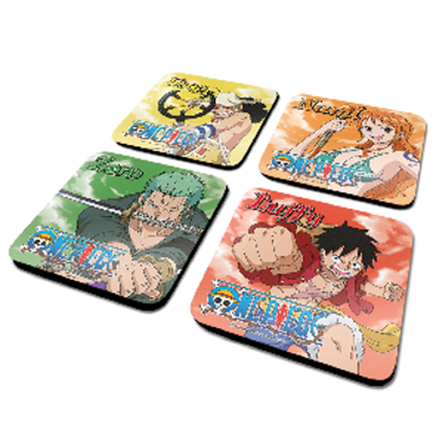 One Piece Characters Set 4 podstavkov fotografija izdelka