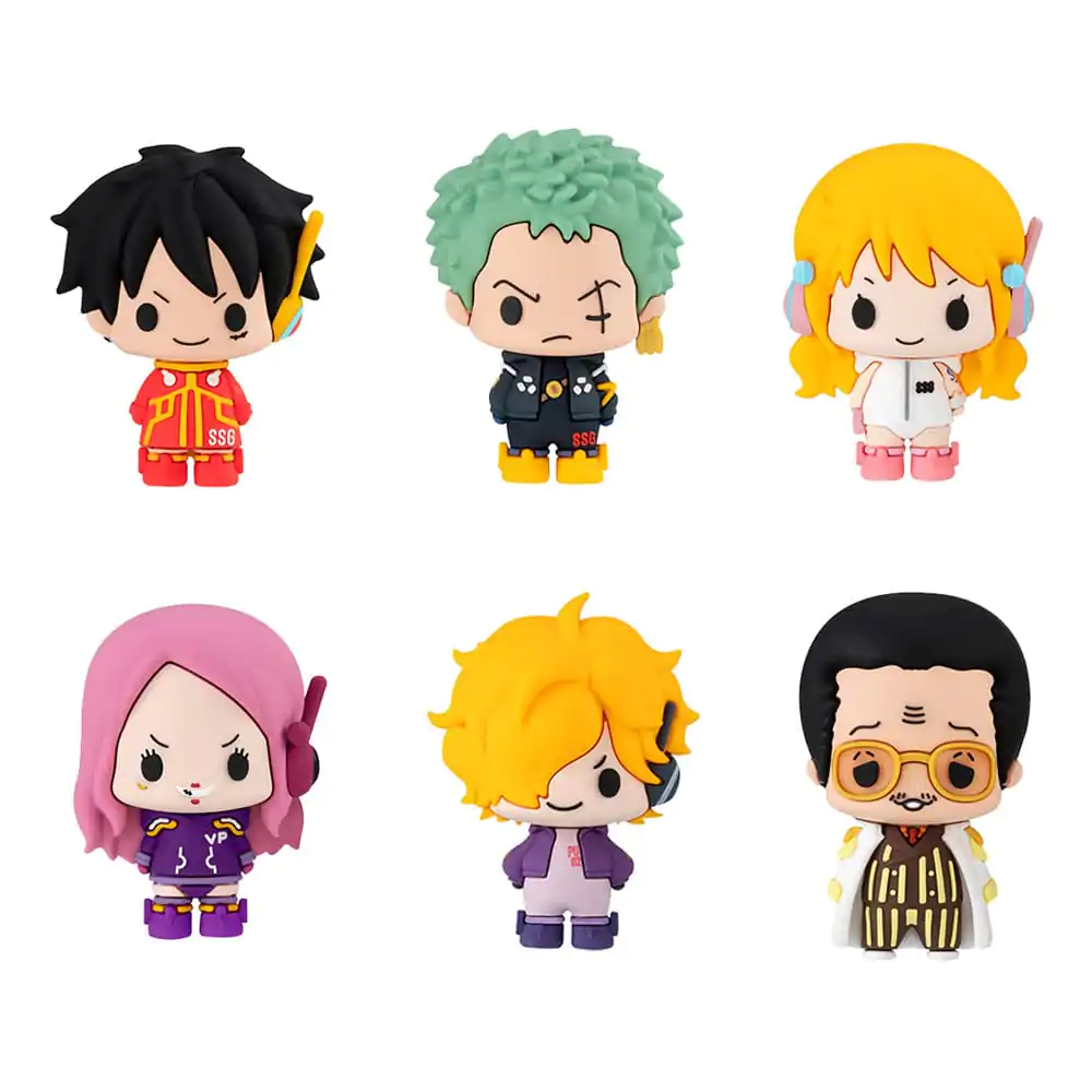 One Piece Chokorin Maskota Serija zbirateljska figura 6-paket Egghead Ver. 5 cm fotografija izdelka