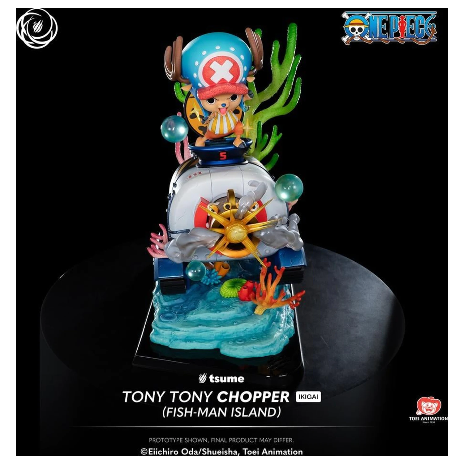 One Piece Chopper "Fish-Man Island" kip Ikigai 1/6 Tsume 34 cm fotografija izdelka