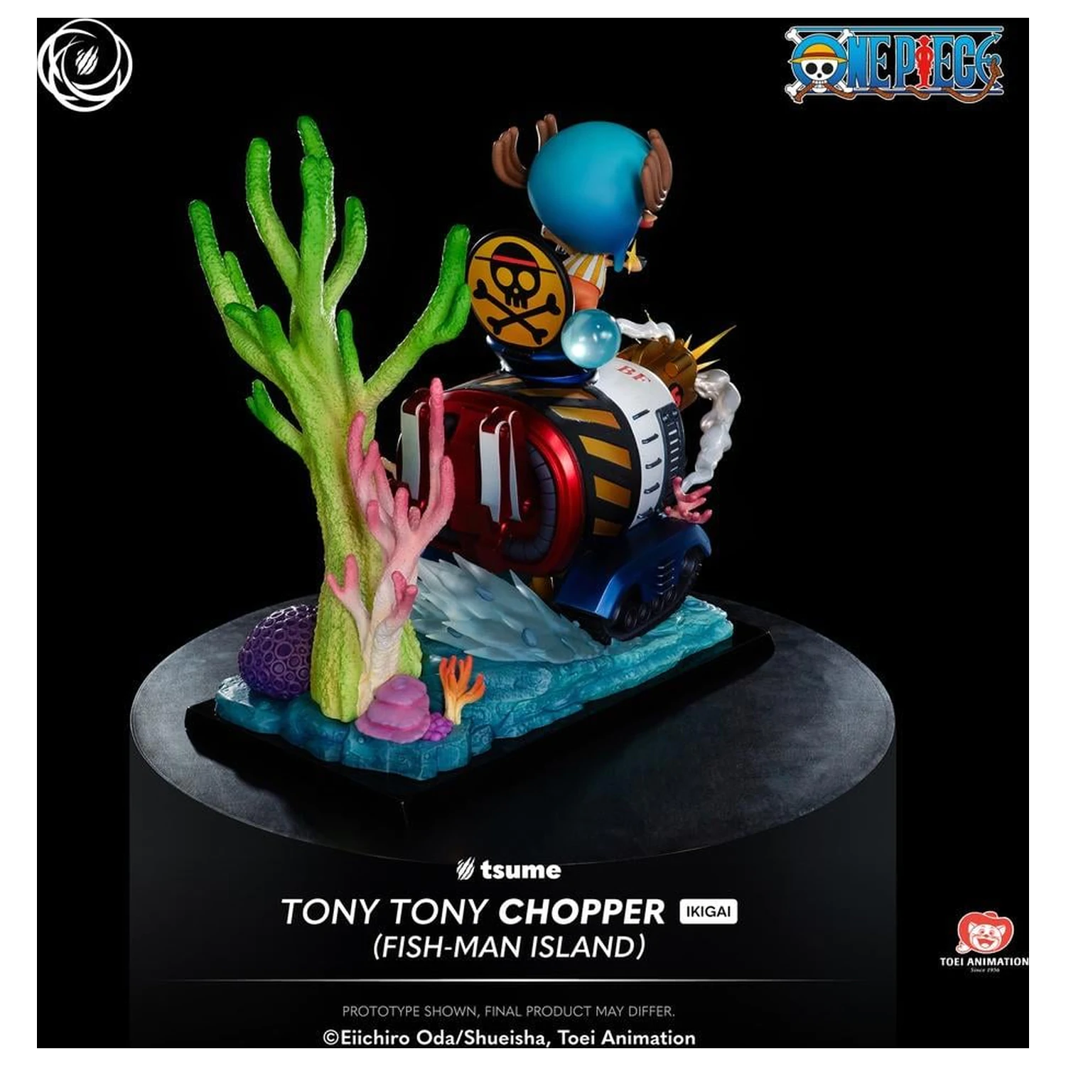 One Piece Chopper "Fish-Man Island" kip Ikigai 1/6 Tsume 34 cm fotografija izdelka