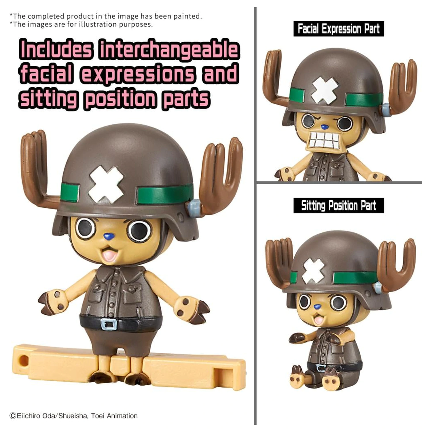 One Piece: Chopper Robo Super 2&3 Heavy Armor & Horn Dozer - Model komplet fotografija izdelka