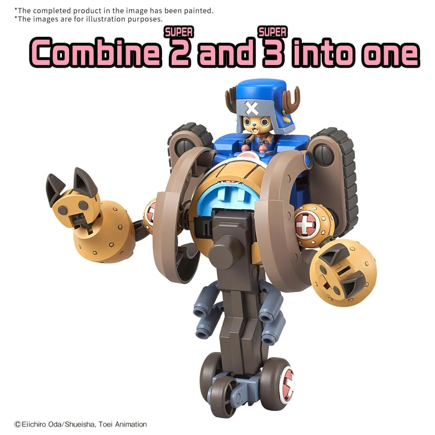 One Piece: Chopper Robo Super 2&3 Heavy Armor & Horn Dozer - Model komplet fotografija izdelka