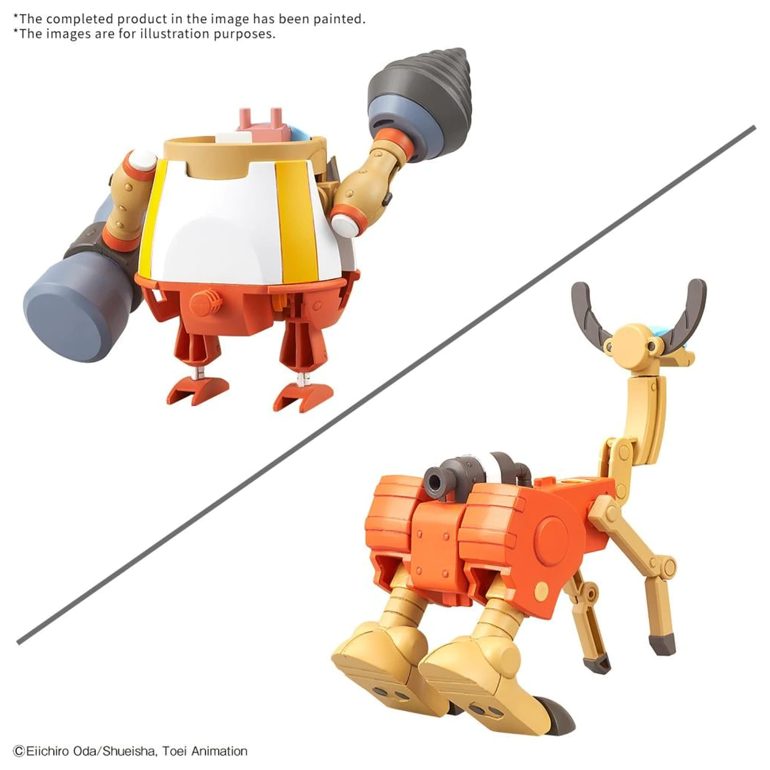 One Piece Chopper Robo Supper 4&5 Kung Fu...& Walk Hopper Komplet modelov fotografija izdelka