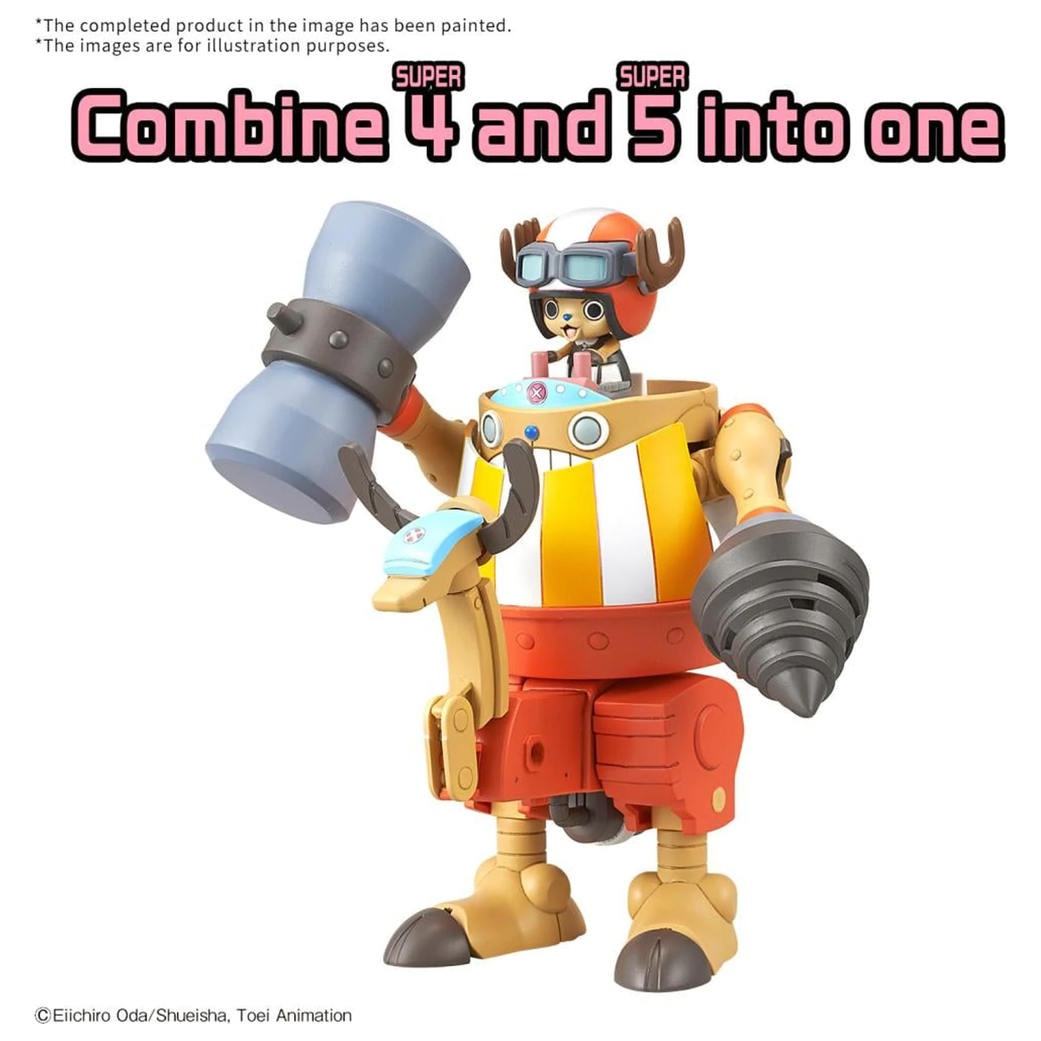 One Piece Chopper Robo Supper 4&5 Kung Fu...& Walk Hopper Komplet modelov fotografija izdelka