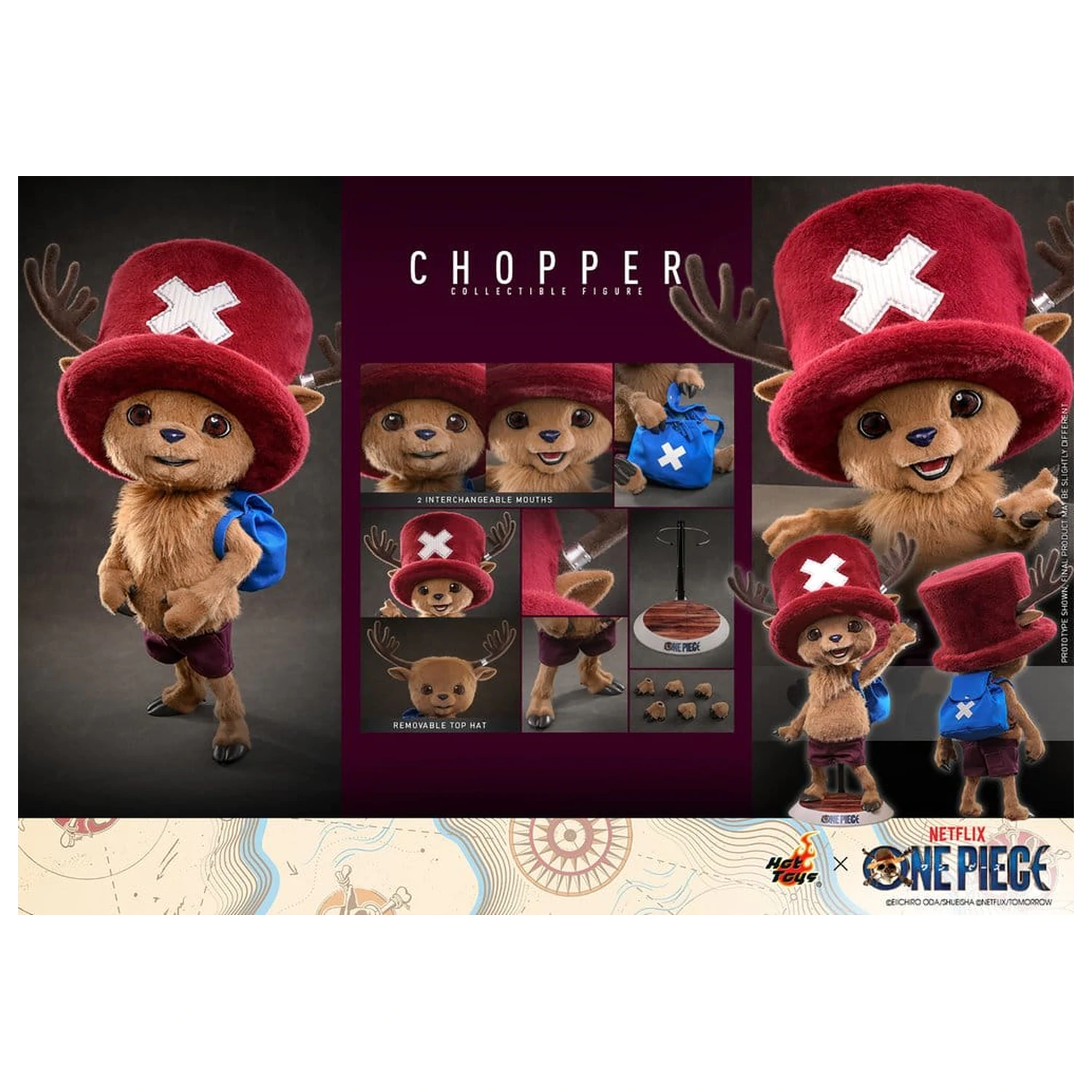 One Piece zbirateljska figura akcijska figura Chopper 49 cm fotografija izdelka