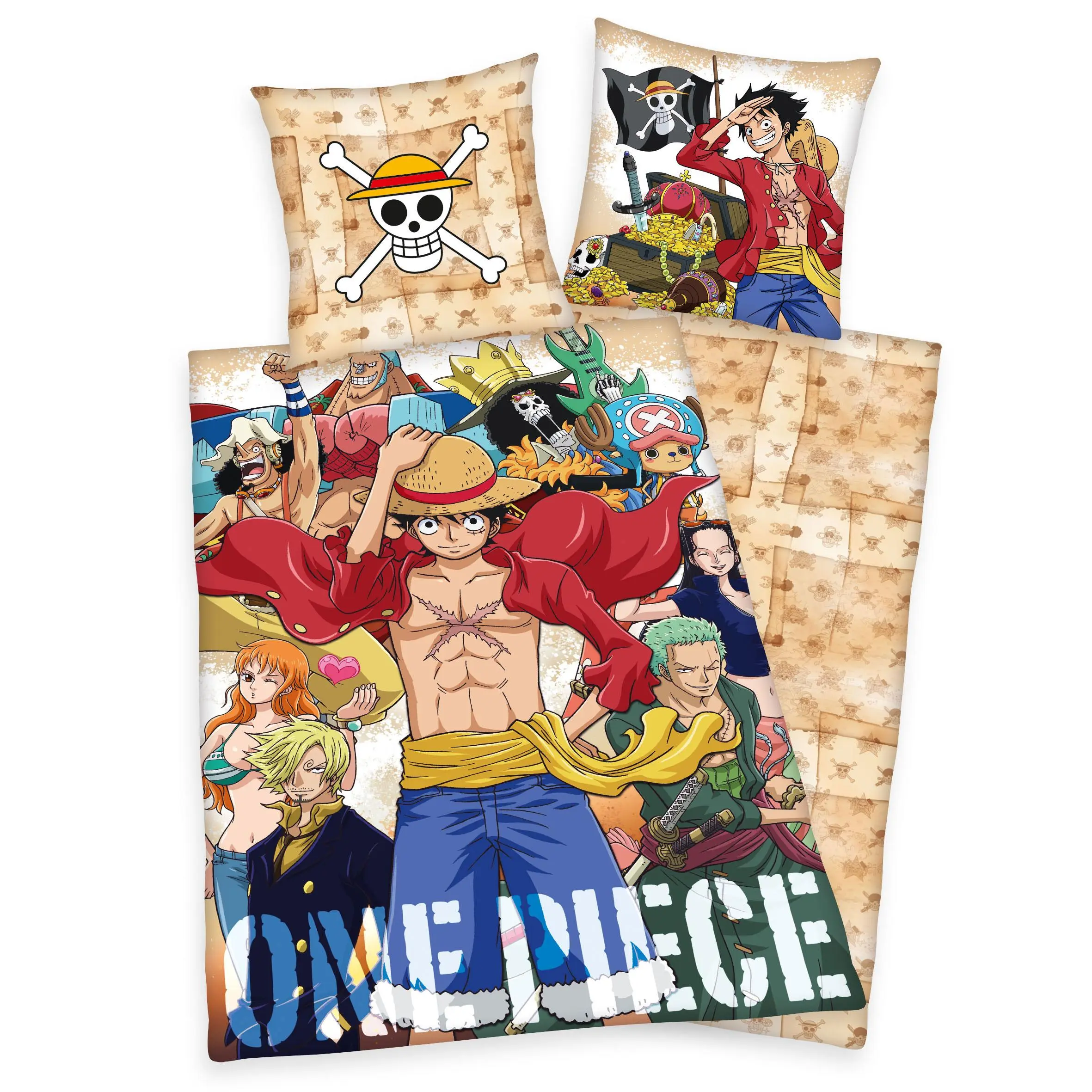 One Piece Komplet prevleke za odejo Crew 135 x 200 cm / 80 x 80 cm fotografija izdelka