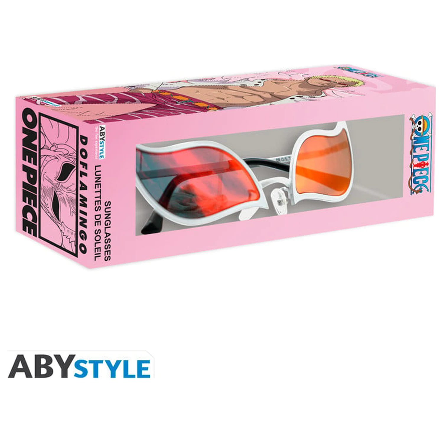 One Piece Doflamingo Sunglasses replika fotografija izdelka