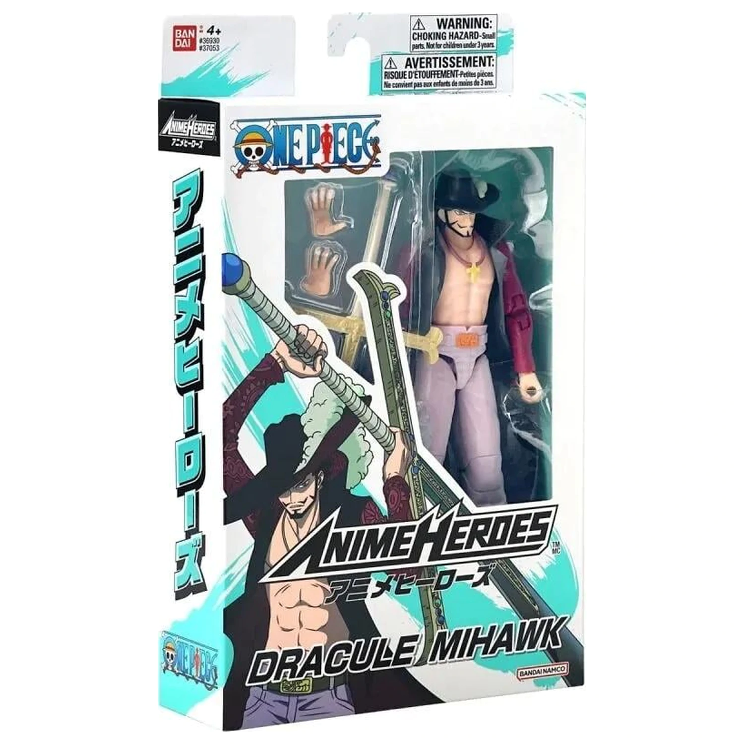 One Piece Dracule Mihawk Figura Anime Heroes 17 cm fotografija izdelka