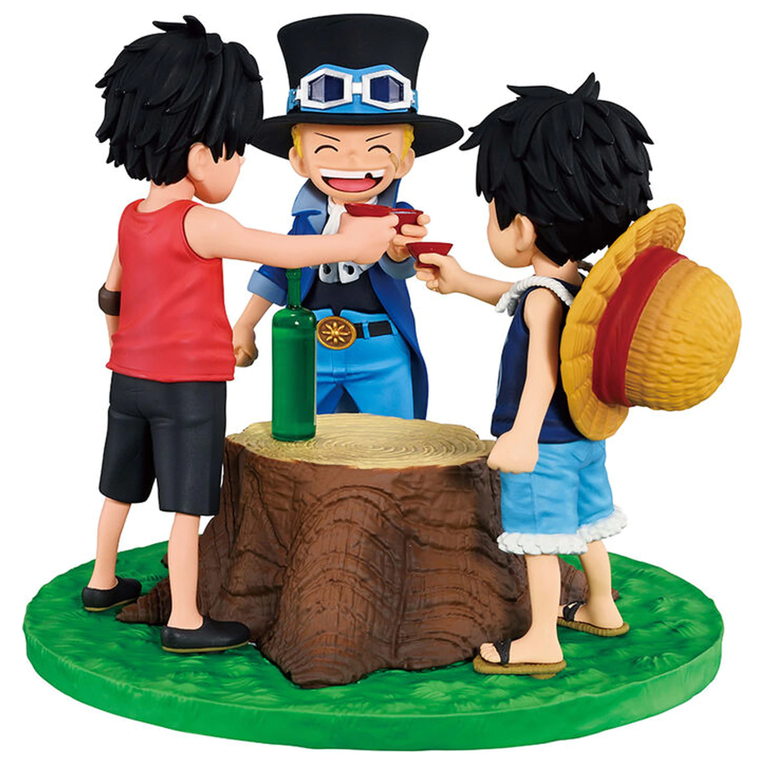 One Piece Dramatic Memories Ace & Sabo & Luffy Ichibansho figura 10cm fotografija izdelka