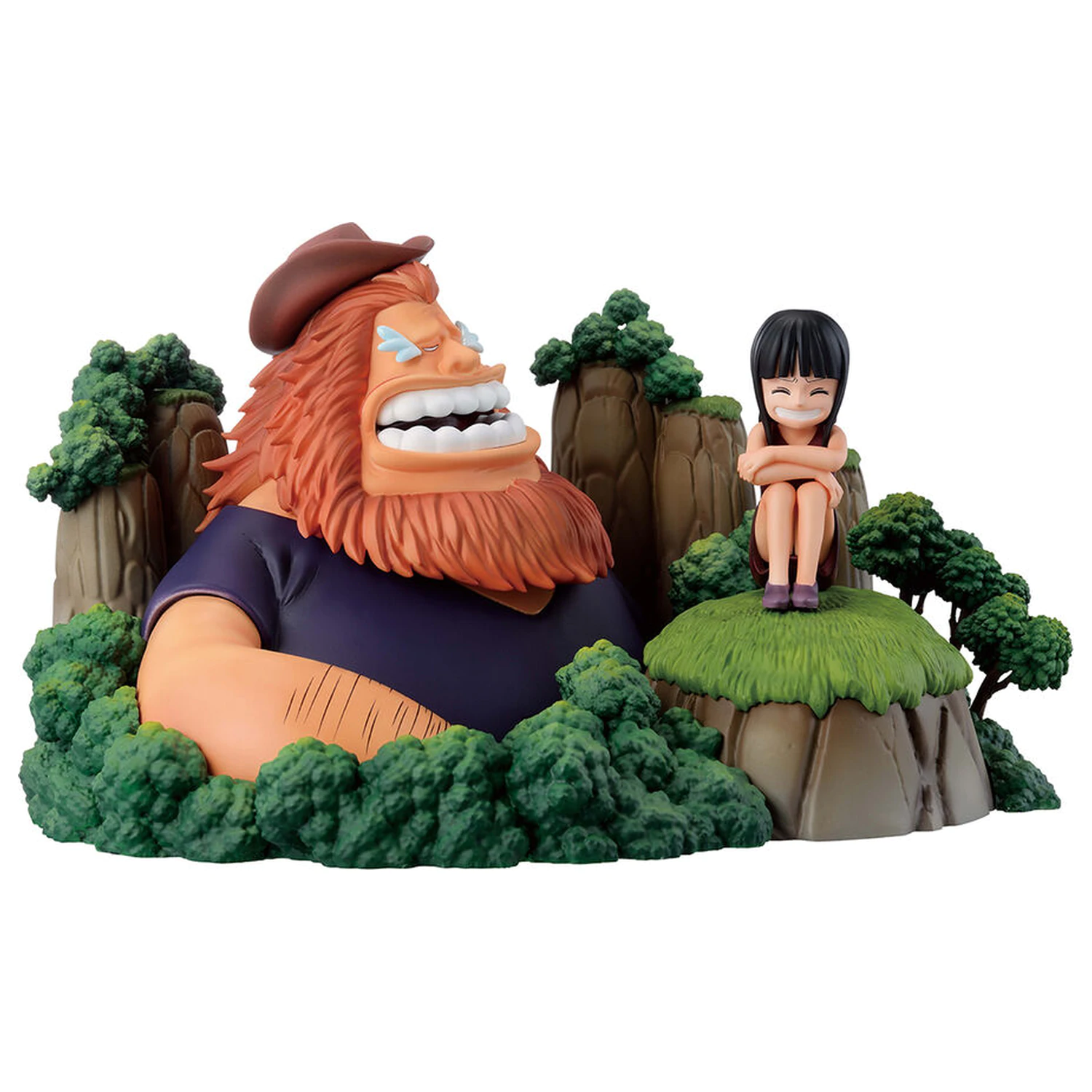 One Piece Dramatic Memories Saul & Robin figura 13cm fotografija izdelka