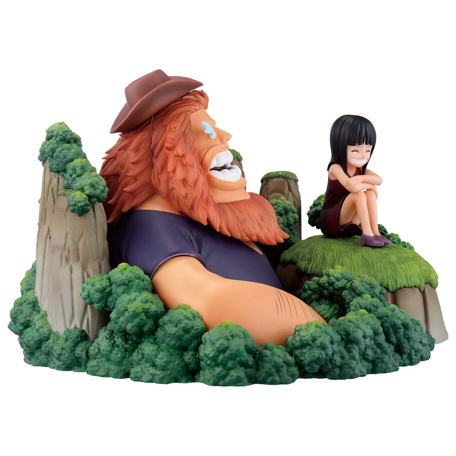 One Piece Dramatic Memories Saul & Robin figura 13cm fotografija izdelka