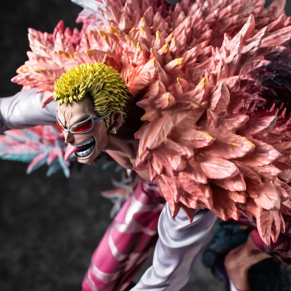 One Piece Excellent Model P.O.P PVC Kip SA-Maximum Heavenly Demon Donquixote Doflamingo 35 cm fotografija izdelka