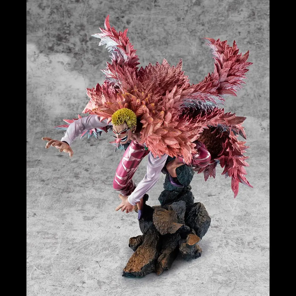 One Piece Excellent Model P.O.P PVC Kip SA-Maximum Heavenly Demon Donquixote Doflamingo 35 cm fotografija izdelka