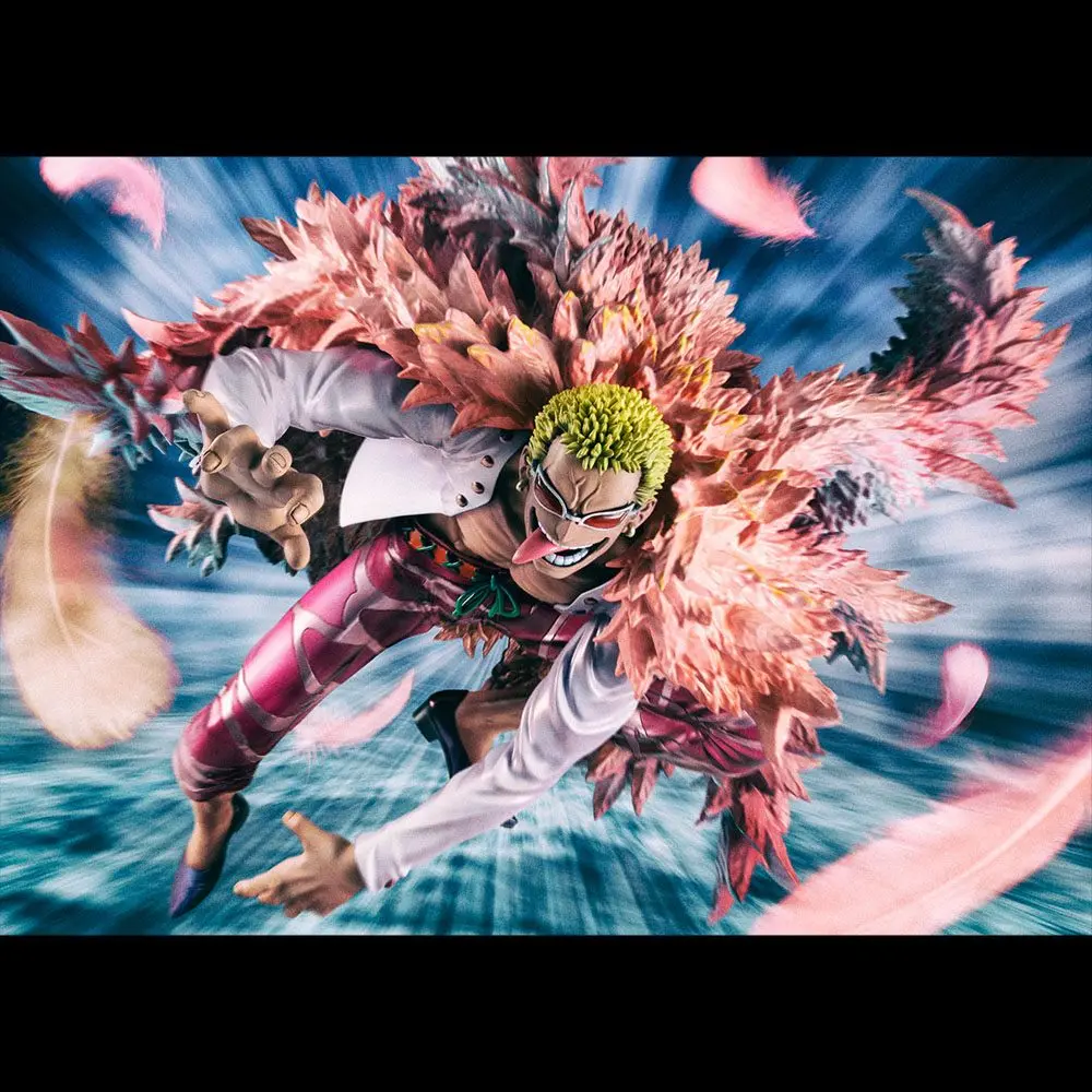 One Piece Excellent Model P.O.P PVC Kip SA-Maximum Heavenly Demon Donquixote Doflamingo 35 cm fotografija izdelka