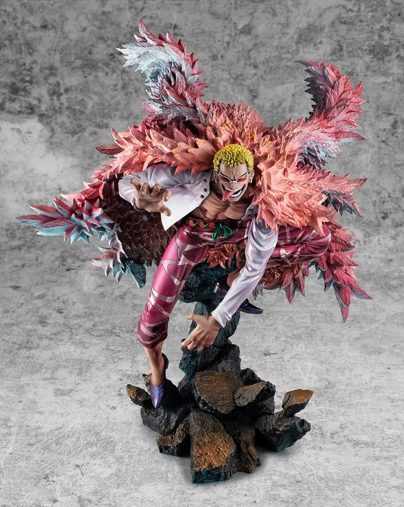 One Piece Excellent Model P.O.P PVC Kip SA-Maximum Heavenly Demon Donquixote Doflamingo 35 cm fotografija izdelka