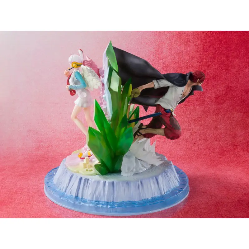 One Piece Film: Red FiguartsZERO PVC kip (Extra Battle) Shanks & Uta 24 cm fotografija izdelka