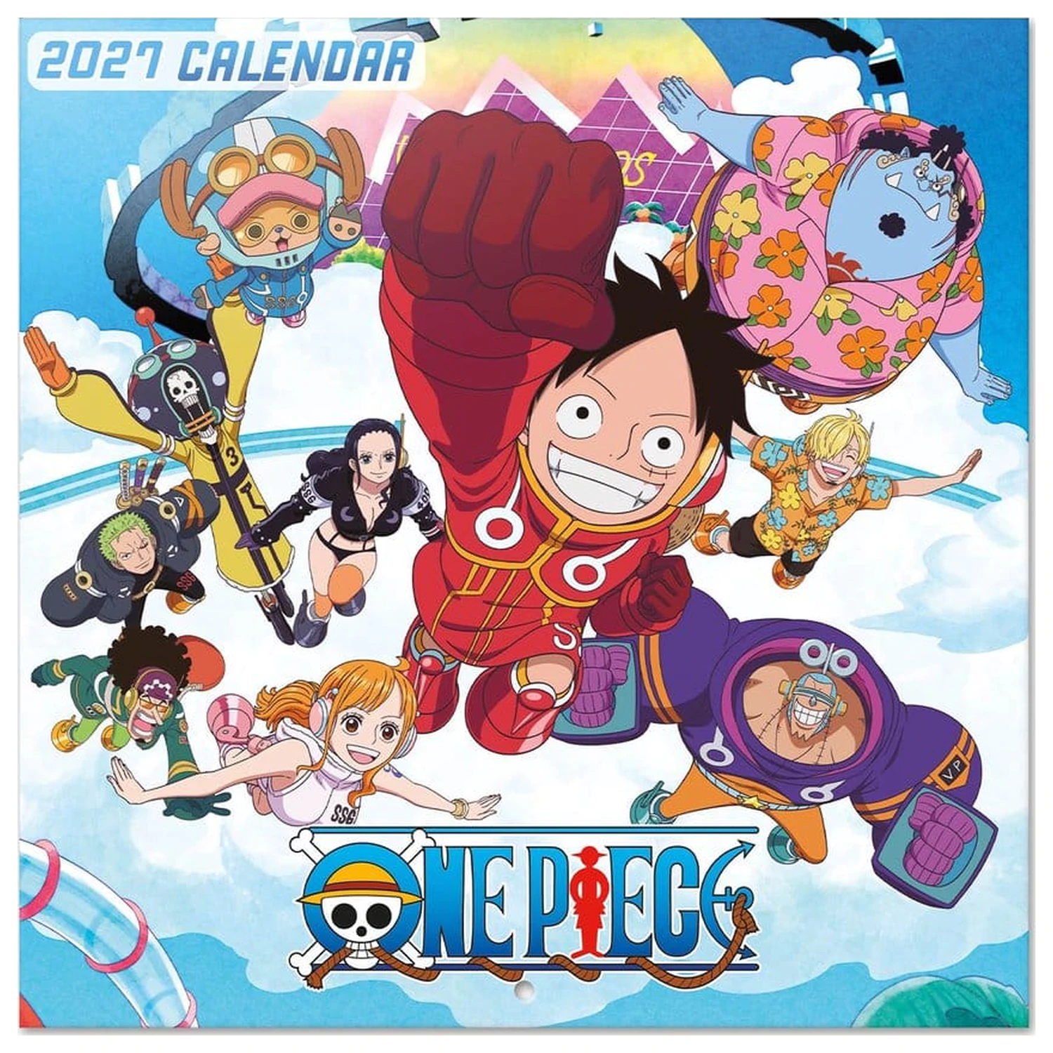 One Piece Stenski Koledar 2027 30 x 30 cm fotografija izdelka