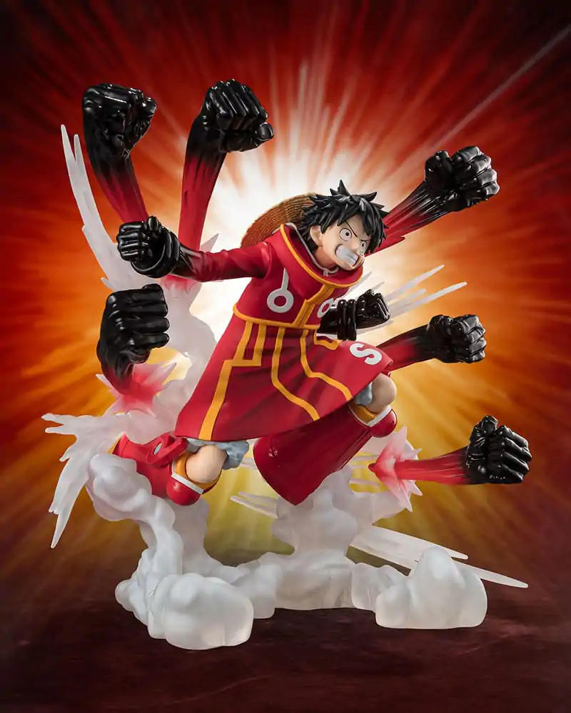 One Piece Figuarts ZERO Extra Battle PVC Kip Monkey D. Luffy -Gum Gum Hawk Gatling- 19 cm fotografija izdelka