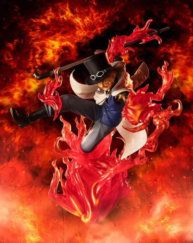 One Piece Figuarts ZERO Extra Battle PVC Kip Sabo Fire Fist Rook Check 19 cm fotografija izdelka